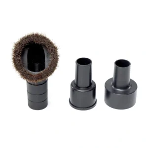 1-1/4 in. Natural Hair Dusting Brush Shop Vac Attachment with 1-7/8 in., 2-1/2 in. Adapters for RIDGID Wet Dry Vacuums