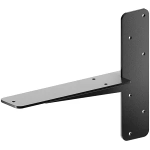 11 in. L Black Steel Heavy Duty Floating Granite Bracket (1-Pack) T726935662