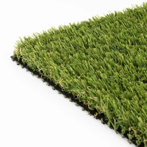 15 ft. W x Cut to Length Green and Tan Quick Draining Artificial Grass Turf T726936922
