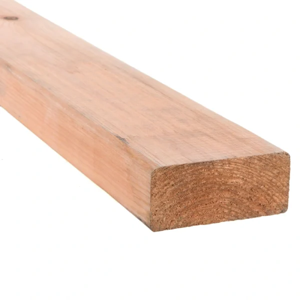 2-in x 4-in x 8-ft Redwood Green Deck Board