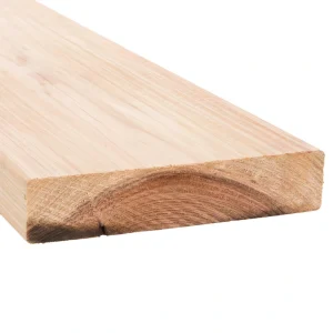 2-in x 8-in x 12-ft Redwood Green Deck Board