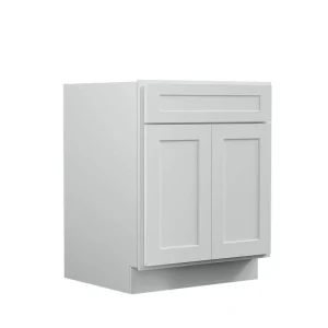 27 in. W x 24 in. D x 34.5 in. H Ready to Assemble Plywood Base Kitchen Cabinet in Shaker Dove