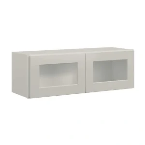 36 in. W x 12 in. D x 12 in. H in Shaker Dove Plywood Ready to Assemble Wall Cabinets without Glass