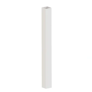 4-in x 4-in x 4-ft White Vinyl Deck Post Sleeve