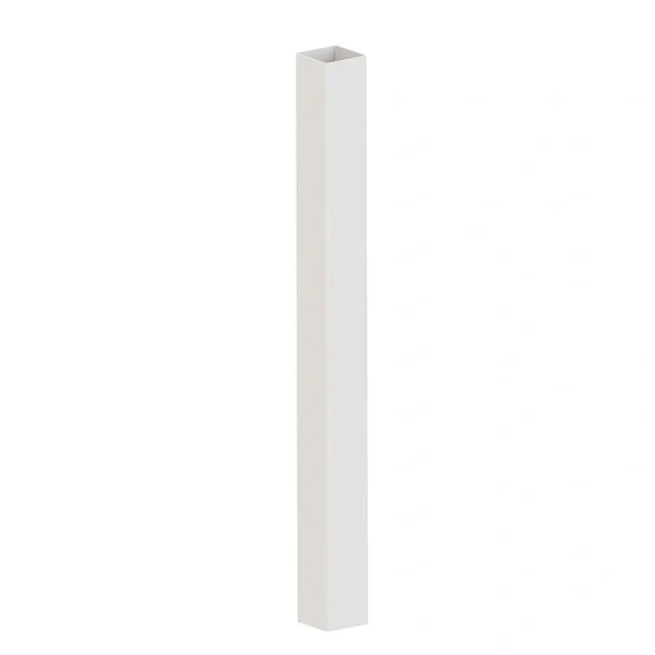4-in x 4-in x 4-ft White Vinyl Deck Post Sleeve
