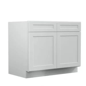 42 in. W x 24 in. D x 34.5 in. H Ready to Assemble Plywood Base Kitchen Cabinet in Shaker Dove