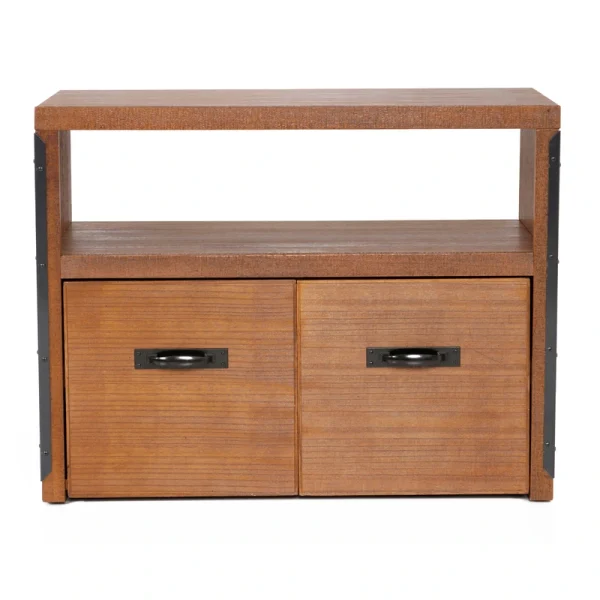 A Furniture Classics Brown 2-Drawer 33.5-in File Cabinet