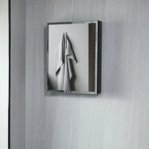 AAZJ KA 16-in x 20-in Surface/Recessed Mount Black Mirrored Soft Close Medicine Cabinet