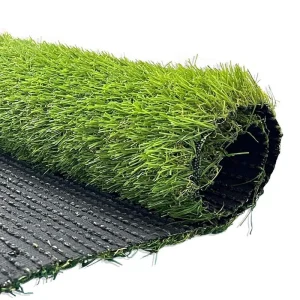 Agfabric 12 ft. x 5 ft. Green Artificial Grass Carpet 1.37 in. Mat for Outdoor Garden Landscape Balcony Dog Grass Rug