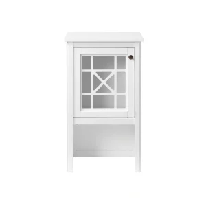 Alaterre Furniture 17-in x 29-in x 12-in White Wood Freestanding Linen Cabinet T726926835