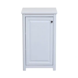 Alaterre Furniture Dorset 17-in x 29-in x 13-in White Wood Freestanding Linen Cabinet