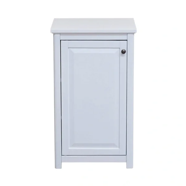 Alaterre Furniture Dorset 17-in x 29-in x 13-in White Wood Freestanding Linen Cabinet