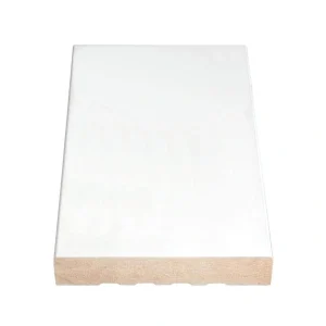 Alexandria Moulding 11/16 in. D x 4-9/16 in. W x 84 in. L MDF Primed Flat Jamb Moulding Pack (3-Pack)