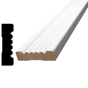 Alexandria Moulding 5/8 in. x 2-1/4 in. x 84 in. Primed MDF Casing Moulding Pack (6 pack) T726945479