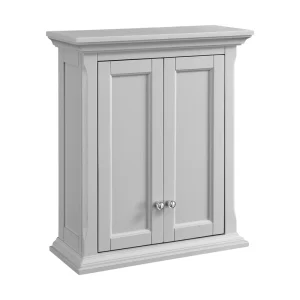 allen + roth 24-in x 28-in x 10-in Light Gray Bathroom Wall Cabinet