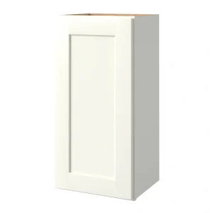 allen + roth Aveley 15-in W x 36.125-in H x 12-in D Linen Wall Fully Assembled Cabinet (Flat Panel Shaker Door Style)