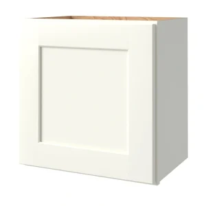 allen + roth Aveley 18-in W x 18.125-in H x 12-in D Linen Wall Fully Assembled Cabinet (Flat Panel Shaker Door Style)