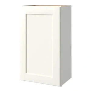 allen + roth Aveley 18-in W x 30.125-in H x 12-in D Linen Wall Fully Assembled Cabinet (Flat Panel Shaker Door Style)