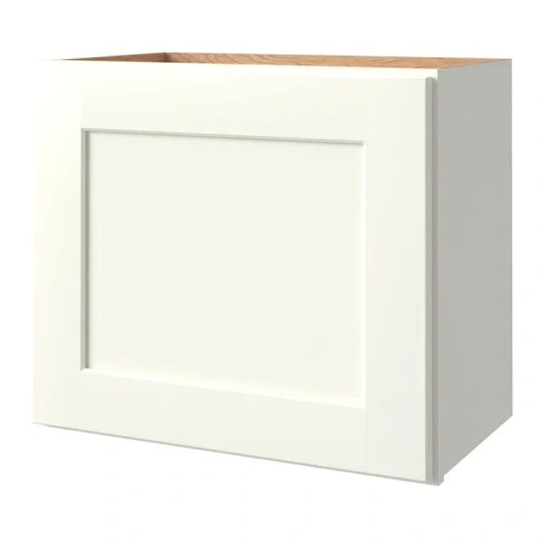 allen + roth Aveley 21-in W x 18.125-in H x 12-in D Linen Wall Fully Assembled Cabinet (Flat Panel Shaker Door Style)