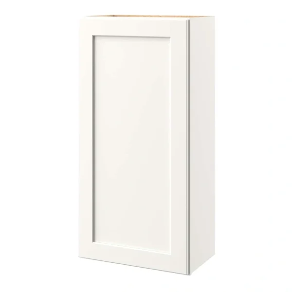 allen + roth Aveley 21-in W x 39.125-in H x 12-in D Linen Wall Fully Assembled Cabinet (Flat Panel Shaker Door Style)