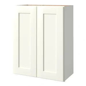 allen + roth Aveley 24-in W x 30.125-in H x 12-in D Linen Wall Fully Assembled Cabinet (Flat Panel Shaker Door Style)