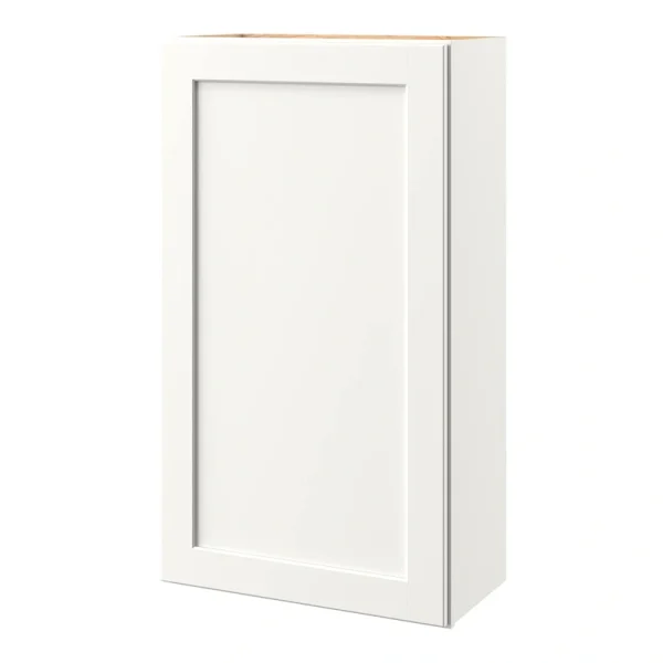 allen + roth Aveley 24-in W x 42.125-in H x 12-in D Linen Wall Fully Assembled Cabinet (Flat Panel Shaker Door Style)