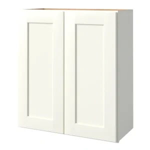 allen + roth Aveley 27-in W x 36.125-in H x 12-in D Linen Wall Fully Assembled Cabinet (Flat Panel Shaker Door Style)
