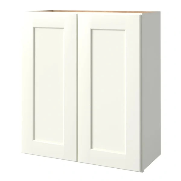 allen + roth Aveley 27-in W x 36.125-in H x 12-in D Linen Wall Fully Assembled Cabinet (Flat Panel Shaker Door Style)