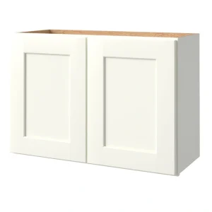 allen + roth Aveley 30-in W x 20.625-in H x 12-in D Linen Wall Fully Assembled Cabinet (Flat Panel Shaker Door Style)