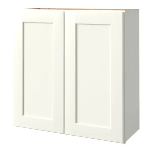 allen + roth Aveley 30-in W x 36.125-in H x 12-in D Linen Wall Fully Assembled Cabinet (Flat Panel Shaker Door Style) T726926732