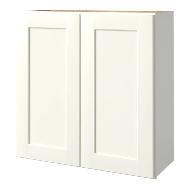 allen + roth Aveley 30-in W x 36.125-in H x 12-in D Linen Wall Fully Assembled Cabinet (Flat Panel Shaker Door Style) T726926732