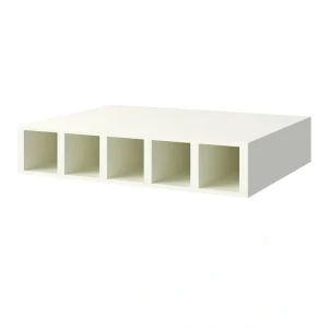 allen + roth Aveley 30-in W x 6-in H x 12-in D Linen Open Cube Organizer Wall Fully Assembled Cabinet (Flat Panel Style)