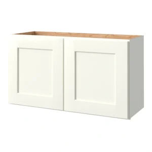 allen + roth Aveley 33-in W x 18.125-in H x 12-in D Linen Wall Fully Assembled Cabinet (Flat Panel Shaker Door Style)
