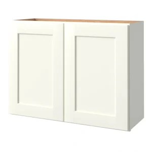 allen + roth Aveley 33-in W x 24.5-in H x 12-in D Linen Wall Fully Assembled Cabinet (Flat Panel Shaker Door Style)