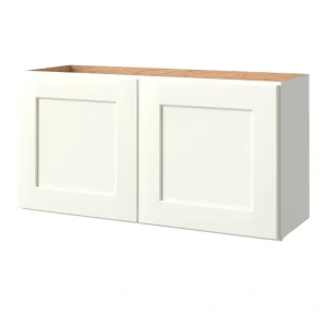 allen + roth Aveley 36-in W x 18.125-in H x 12-in D Linen Wall Fully Assembled Cabinet (Flat Panel Shaker Door Style)