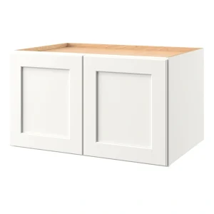 allen + roth Aveley 36-in W x 20.625-in H x 24-in D Linen Wall Fully Assembled Cabinet (Flat Panel Shaker Door Style)