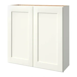 allen + roth Aveley 36-in W x 36.125-in H x 12-in D Linen Wall Fully Assembled Cabinet (Flat Panel Shaker Door Style)