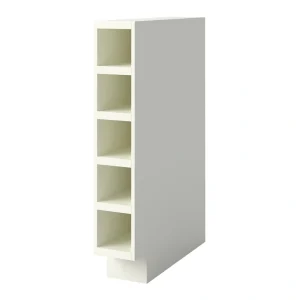 allen + roth Aveley 6-in W x 34.5-in H x 24-in D Linen Open Cube Organizer Base Fully Assembled Cabinet (Flat Panel Style)