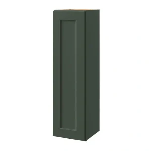 allen + roth Galway 12-in W x 42.125-in H x 12-in D Sage Wall Fully Assembled Cabinet (Flat Panel Shaker Door Style)
