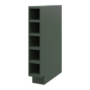 allen + roth Galway 6-in W x 34.5-in H x 24-in D Sage Open Cube Organizer Base Fully Assembled Cabinet (Flat Panel Style)