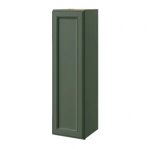 allen + roth Heathrow 12-in W x 42.125-in H x 12-in D Sage Wall Fully Assembled Cabinet (Recessed Panel Square Door Style)