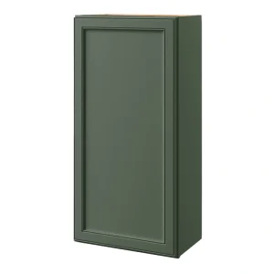 allen + roth Heathrow 21-in W x 42.125-in H x 12-in D Sage Wall Fully Assembled Cabinet (Recessed Panel Square Door Style)
