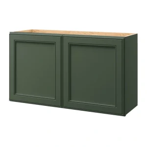 allen + roth Heathrow 36-in W x 20.625-in H x 12-in D Sage Wall Fully Assembled Cabinet (Recessed Panel Square Door Style)