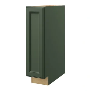 allen + roth Heathrow 9-in W x 34.5-in H x 24-in D Sage Maple Pull-out Tray Divider Base Fully Assembled Cabinet (Recessed Panel Mitered Style)