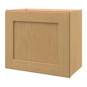 allen + roth Innsbrook 21-in W x 18.125-in H x 12-in D Rye Wall Fully Assembled Cabinet (Flat Panel Shaker Door Style)