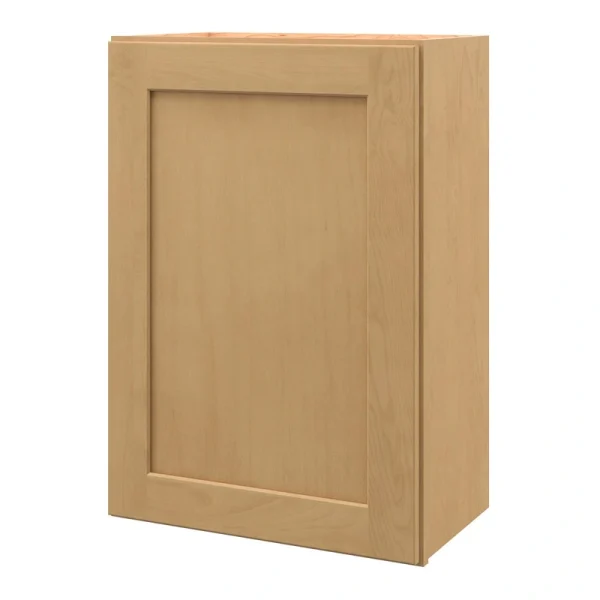 allen + roth Innsbrook 21-in W x 30.125-in H x 12-in D Rye Wall Fully Assembled Cabinet (Flat Panel Shaker Door Style)