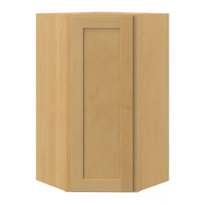 allen + roth Innsbrook 24-in W x 39.125-in H x 12-in D Rye Diagonal Wall Fully Assembled Cabinet (Flat Panel Shaker Door Style)