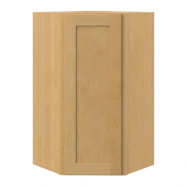 allen + roth Innsbrook 24-in W x 39.125-in H x 12-in D Rye Diagonal Wall Fully Assembled Cabinet (Flat Panel Shaker Door Style)
