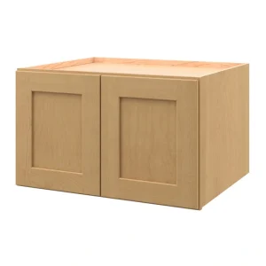 allen + roth Innsbrook 30-in W x 18.125-in H x 24-in D Rye Wall Fully Assembled Cabinet (Flat Panel Shaker Door Style)