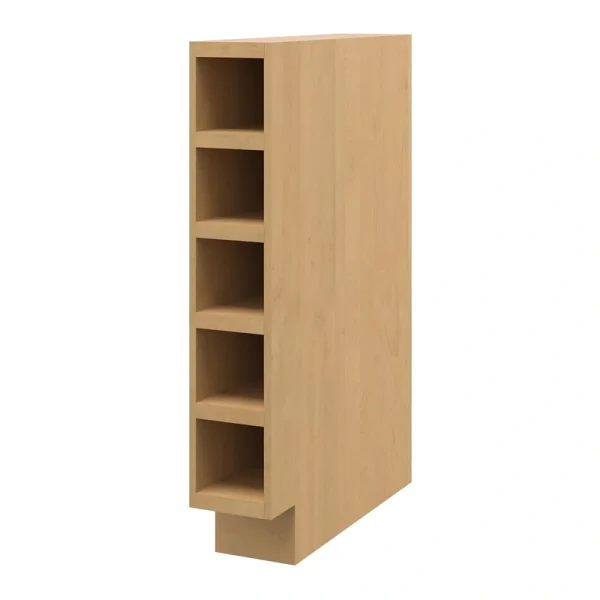 allen + roth Innsbrook 6-in W x 34.5-in H x 24-in D Rye Open Cube Organizer Base Fully Assembled Cabinet (Flat Panel Style)